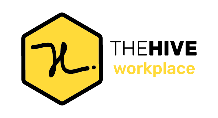 The Hive logo image with elegant text